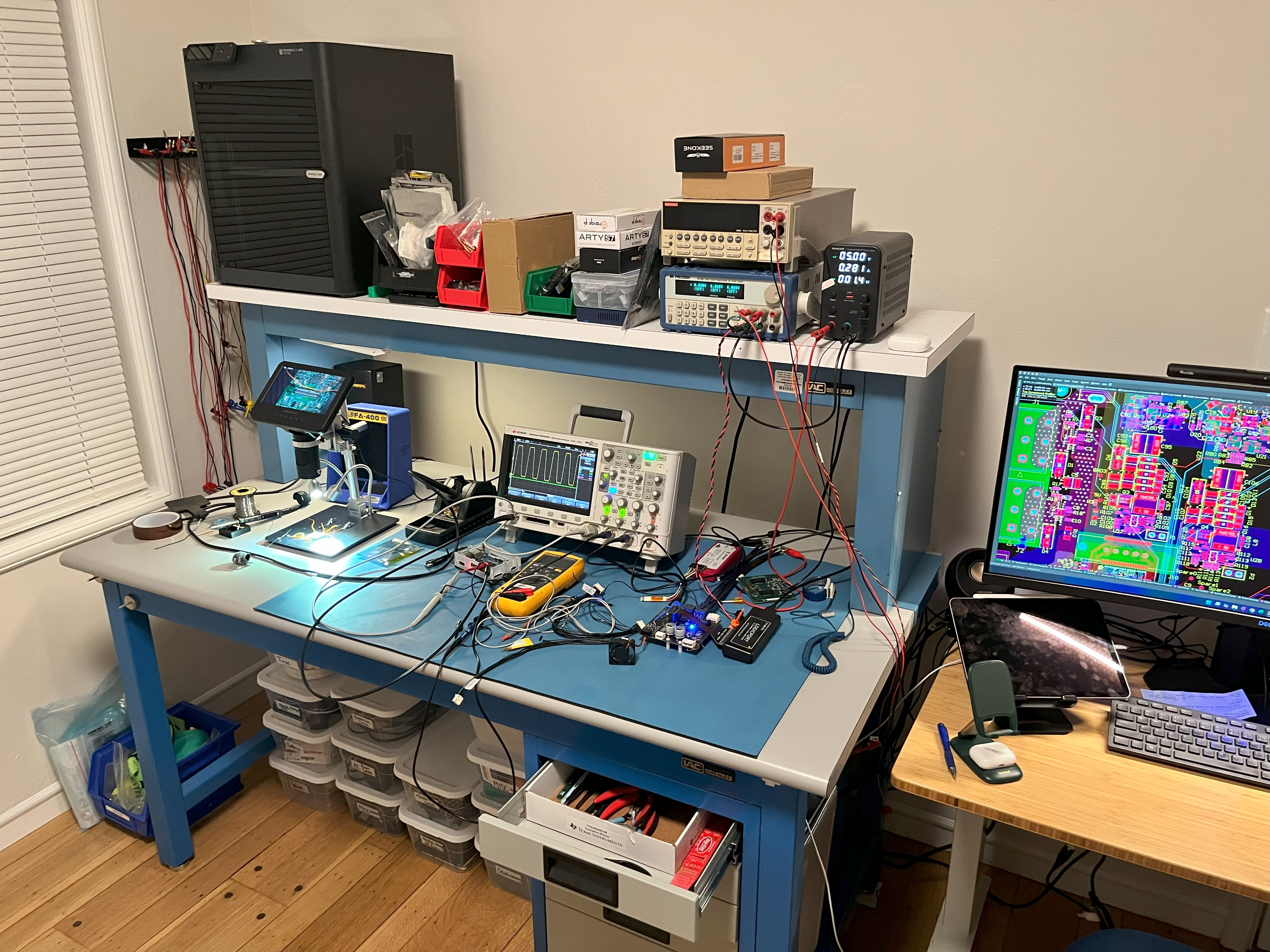 Electronics Lab Workspace